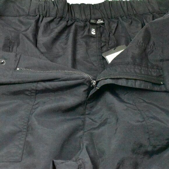 G Edition Nylon Cargo Jogger Pants Black Size L - Picture 7 of 13
